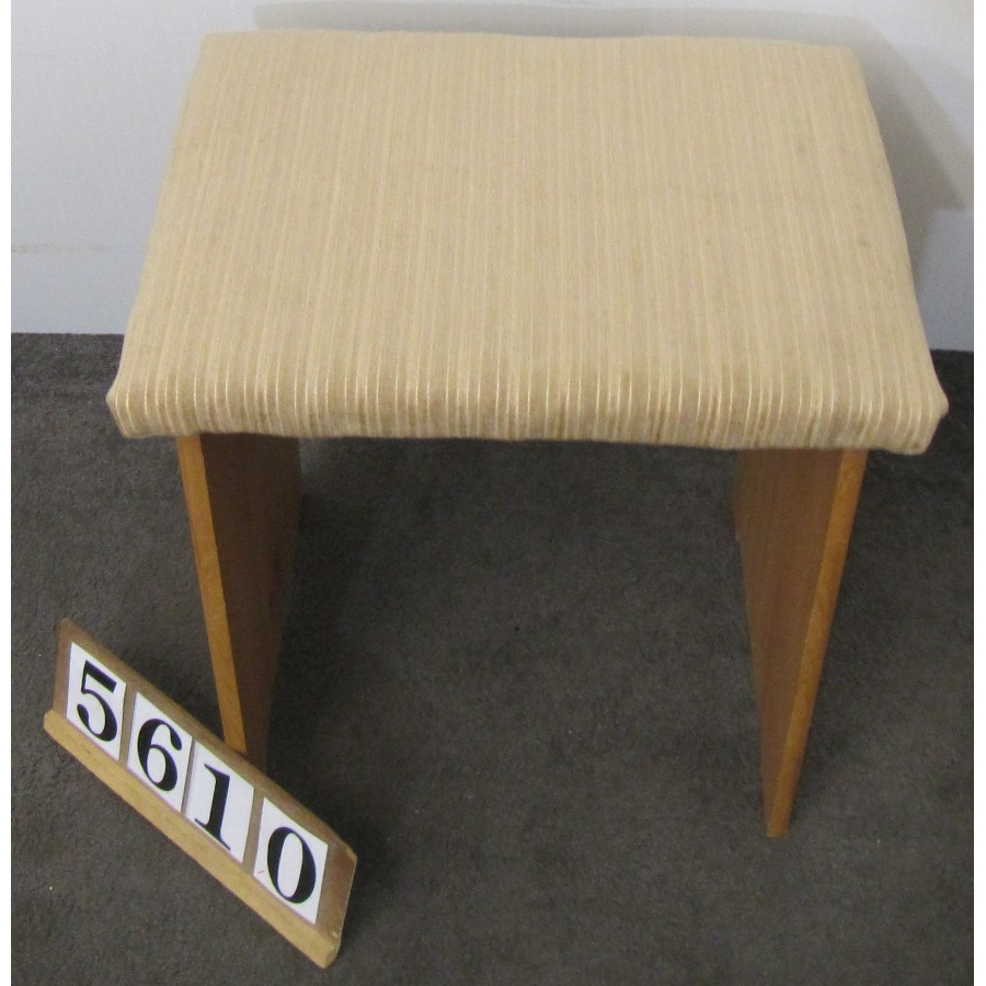 Dressing table stool.