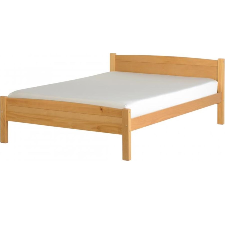 BwBS209  Amber 4Ft6inch Bed in Pine