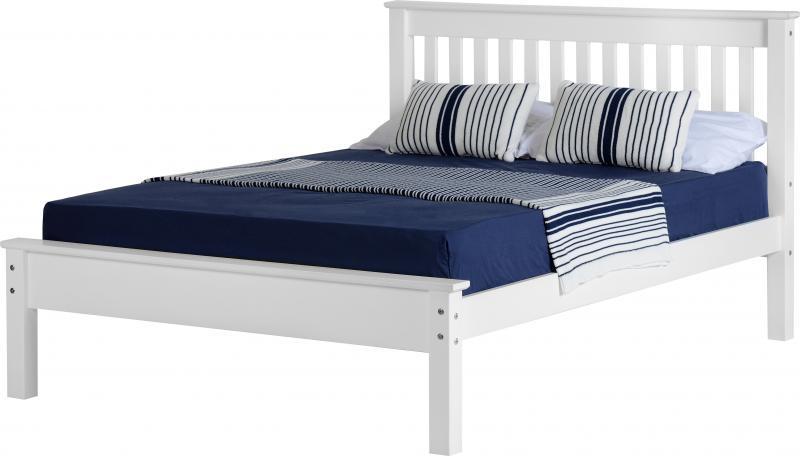BxBS282  MONACO 5' BED LOW FOOT END - WHITE