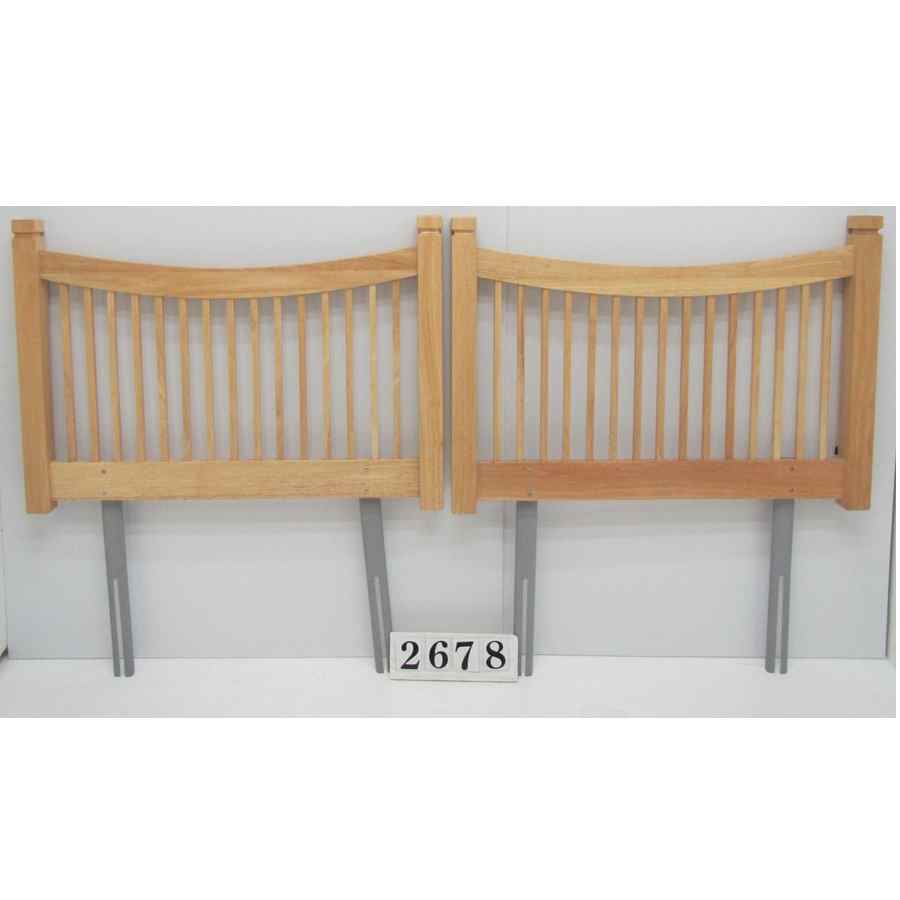 A2678  Pair of single 3ft headboards.