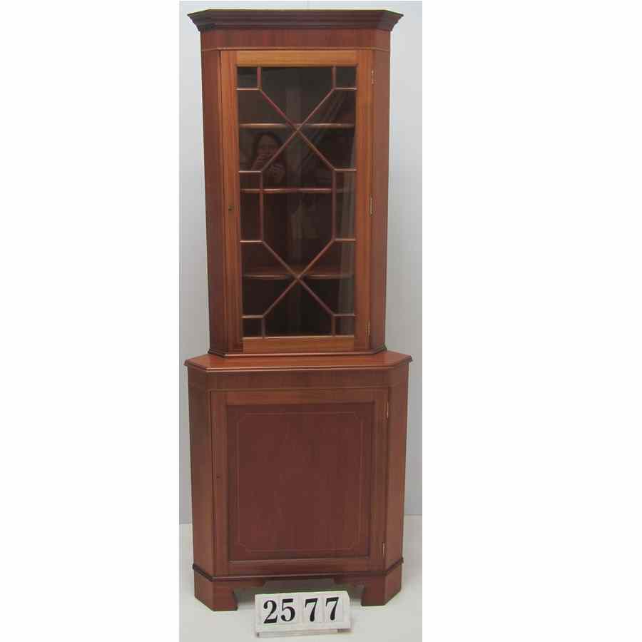 A2577  Corner display cabinet.
