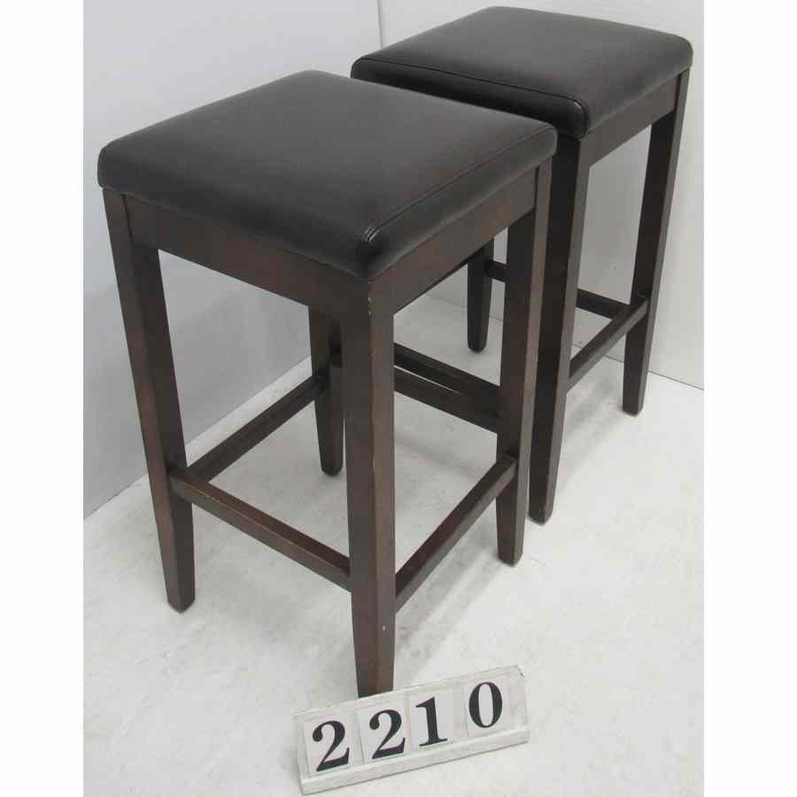 A2210  Pair of high stools.