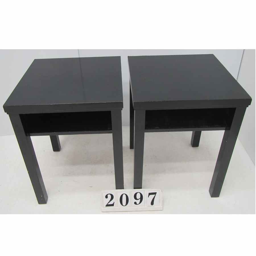 A2097  Pair of bedside tables.