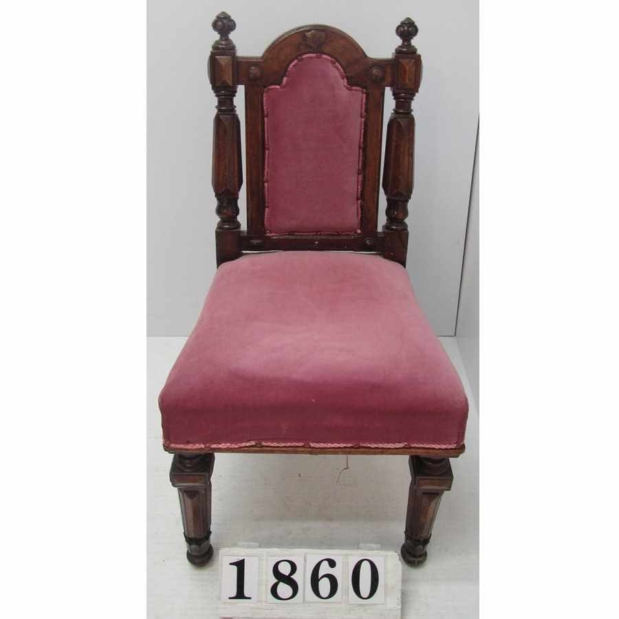 A1860  Antique chair to restore.