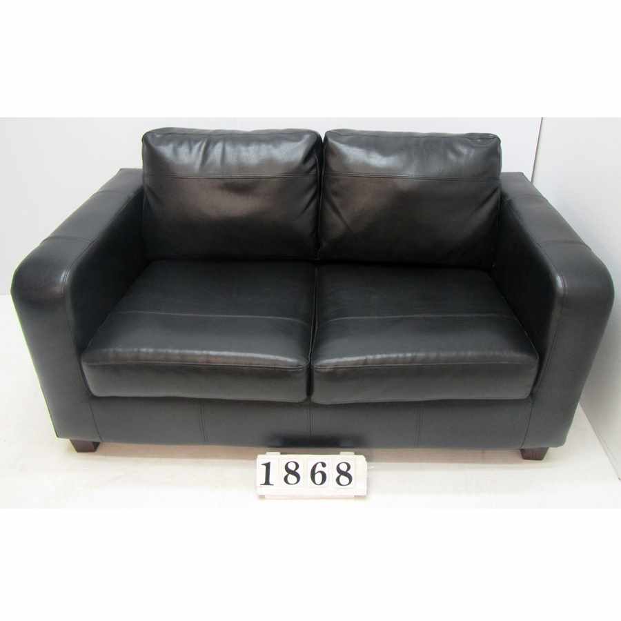 Small black two seater.
