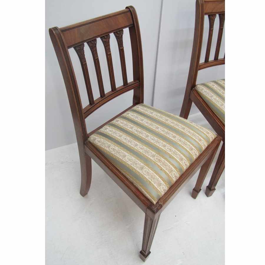 A1879  Set of three vintage chairs.