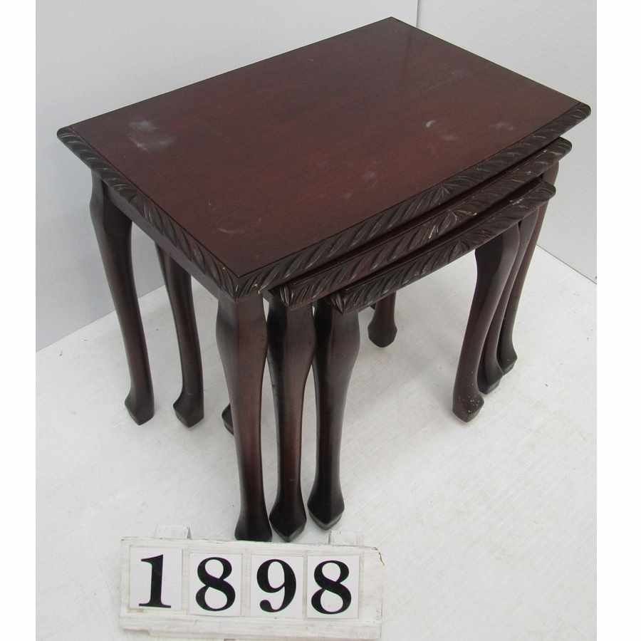 A1898  Nest of tables to restore.