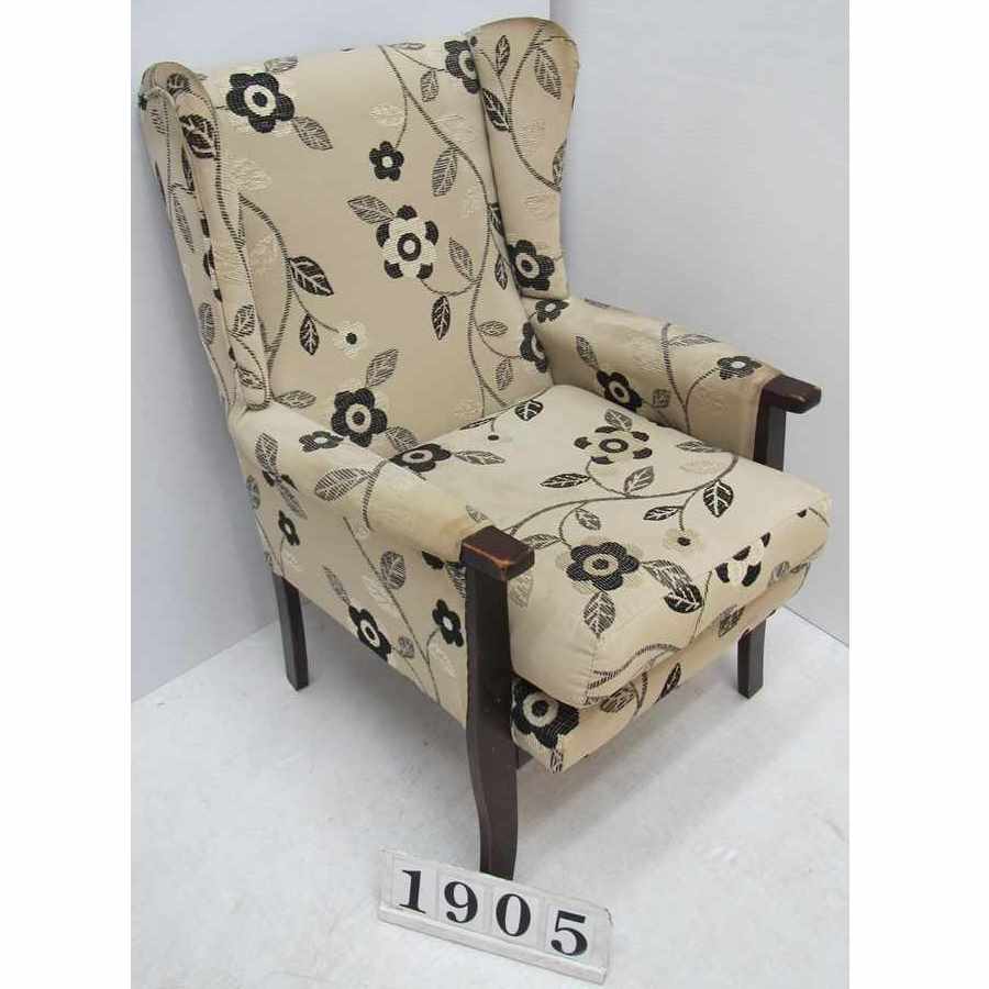 A1905  Fireside chair to recover.