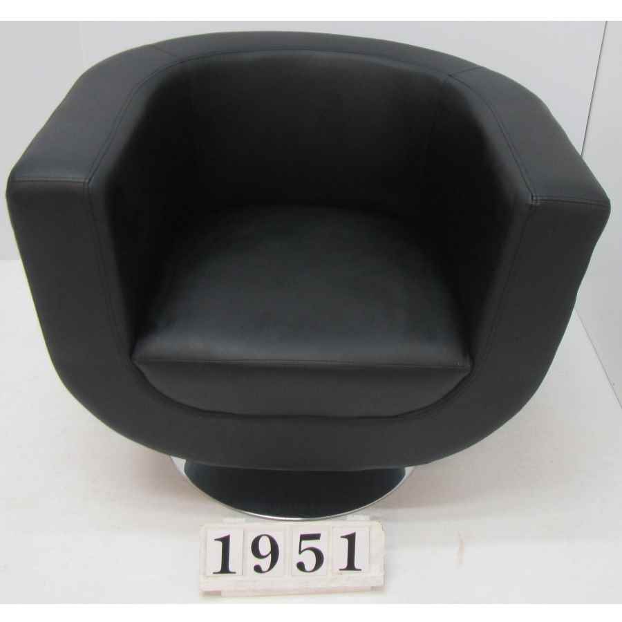 A1951  Swivel armchair, single.