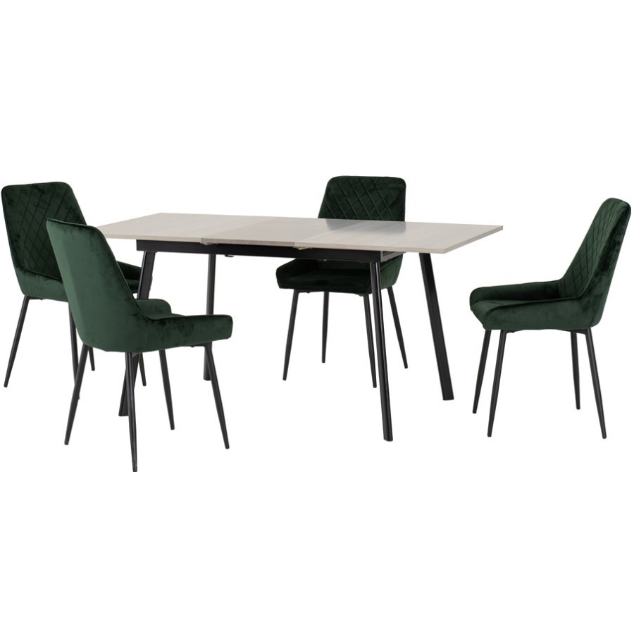 BBS2499  Avery Extending Dining Set with Avery Chairs