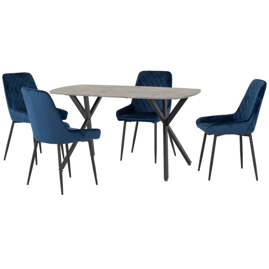 BBS2512  Athens Rectangular Dining Set with Avery Chairs