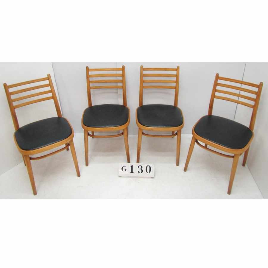 Set of 4 retro chairs to restore.