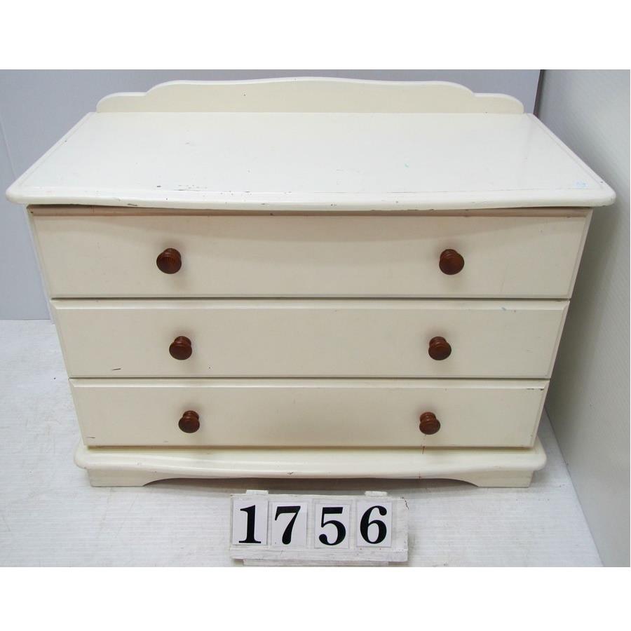 A1756  Hand painted chest of drawers to repaint.