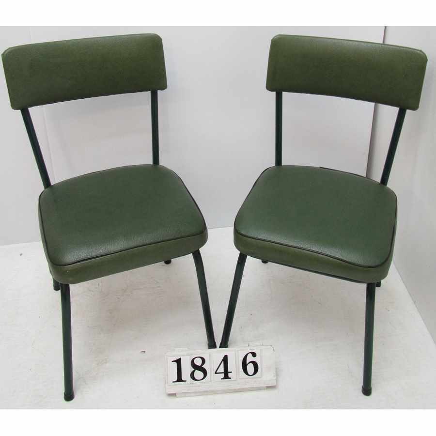 A1846  Pair of retro chairs.