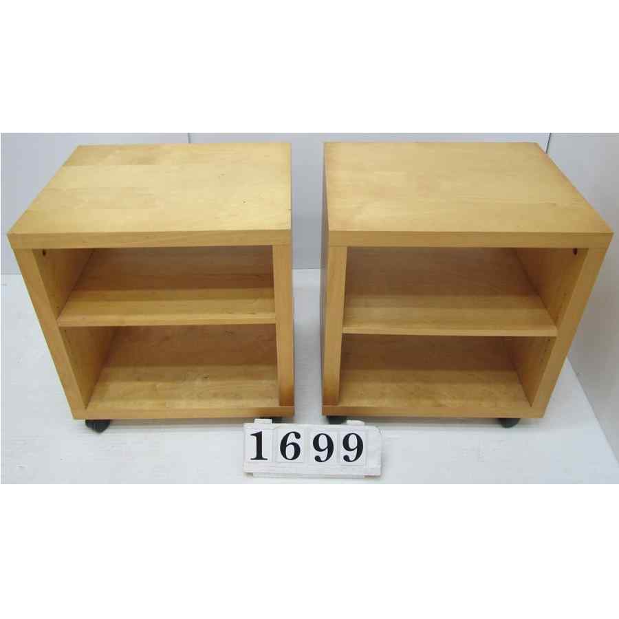 Pair of budget bedside tables.
