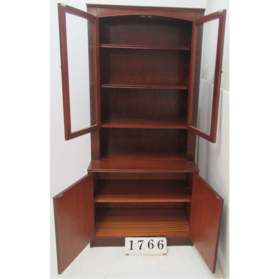 Display cabinet with storage.