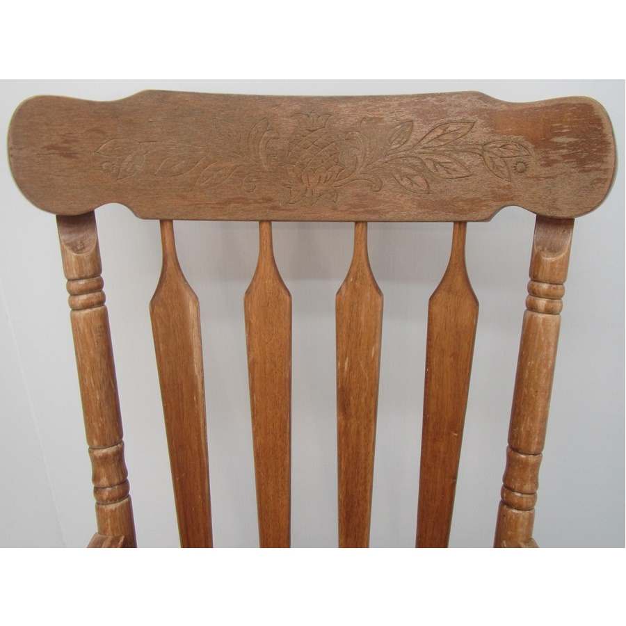 Wooden rocking chair to restore.
