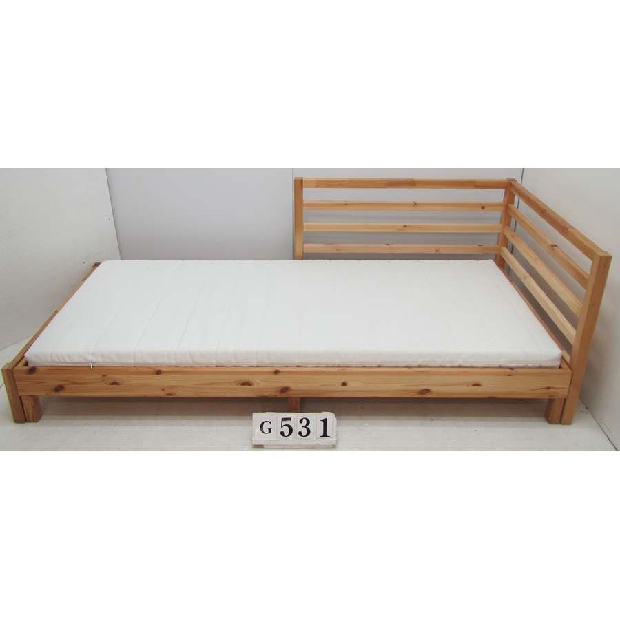 Trundle bed with mattresses.
