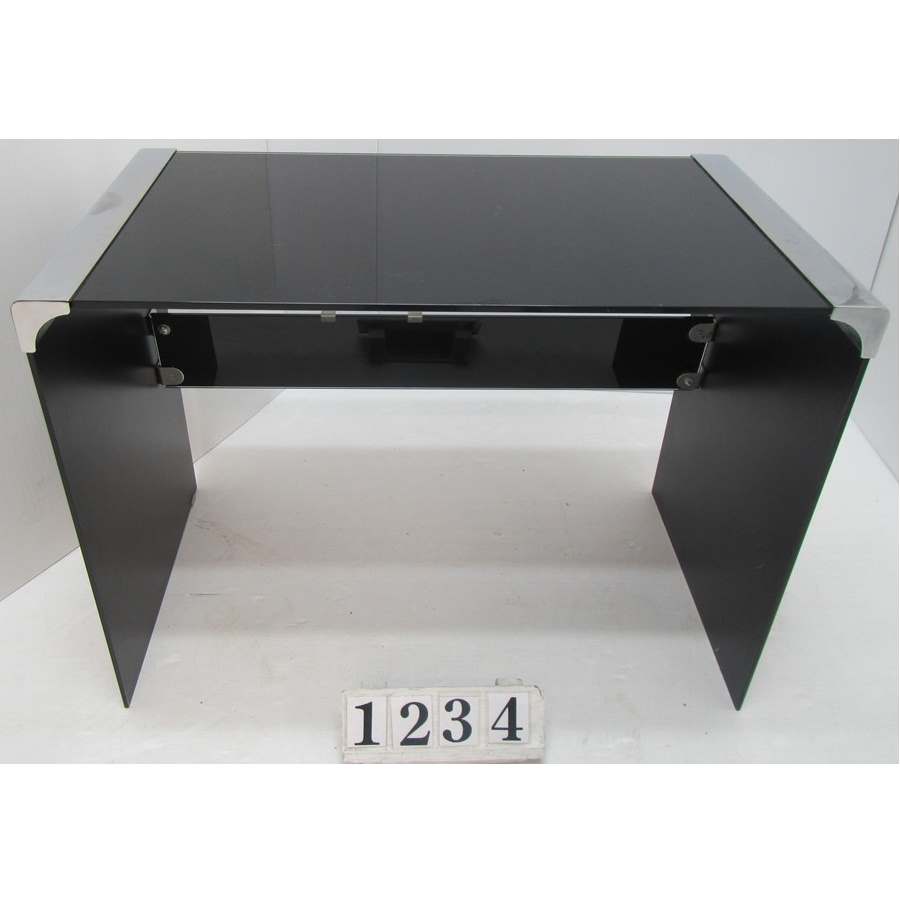 A1234  Glass desk.