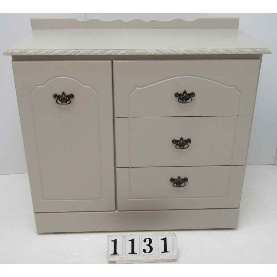 A1131  Nice hand painted sideboard.