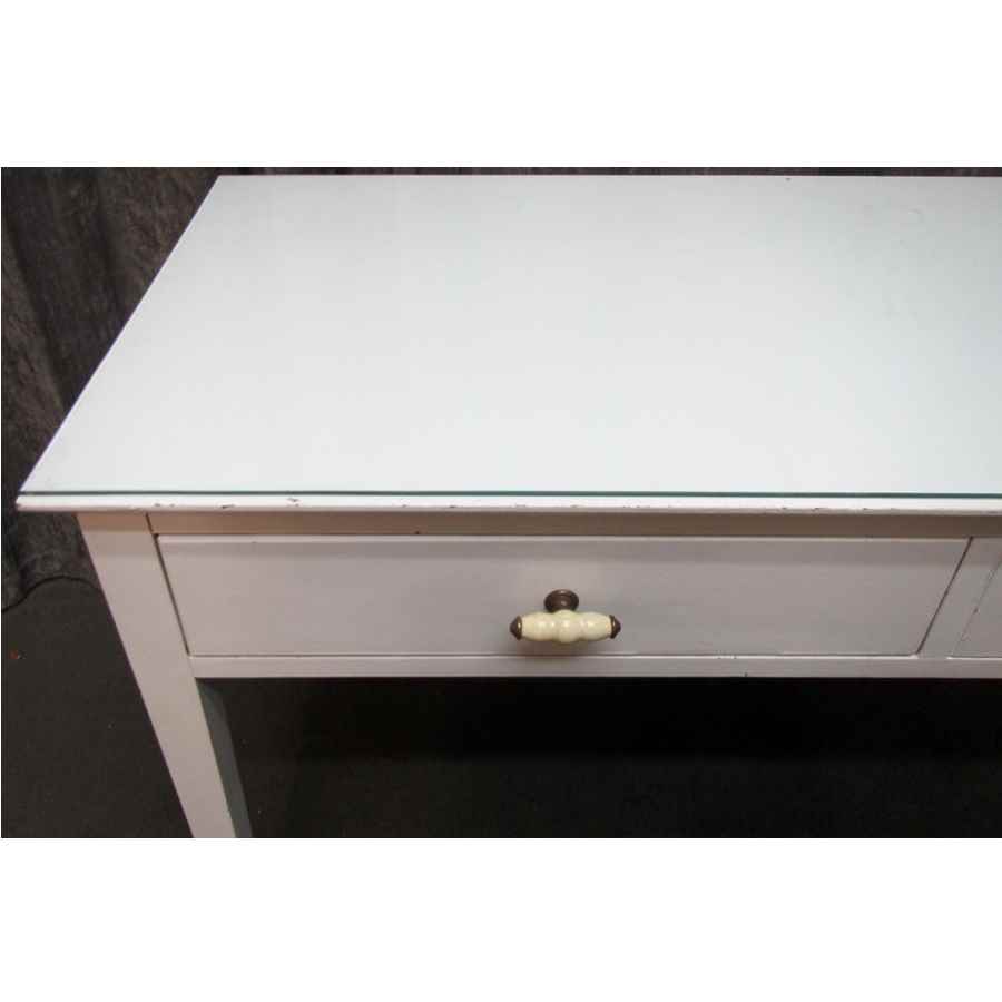 A1044  Hand painted desk with drawers.