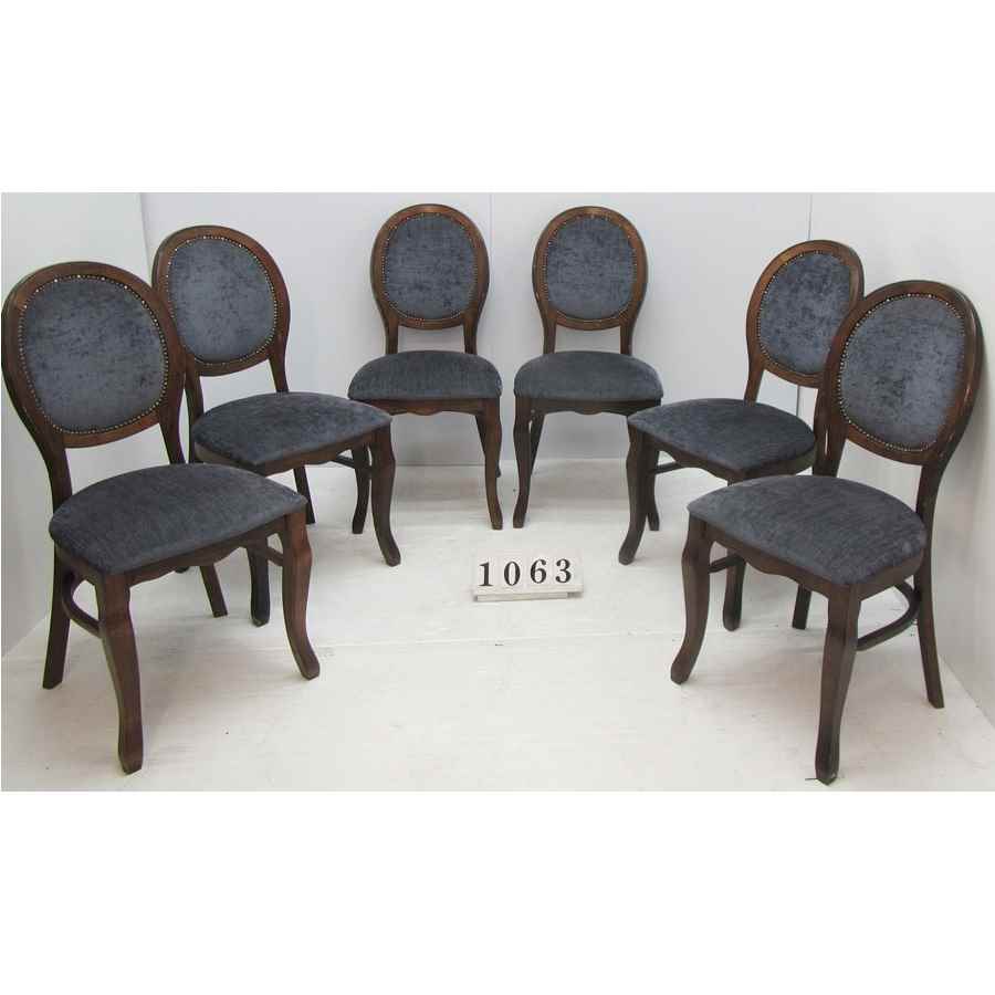 A1063  Set of six beautiful chairs.