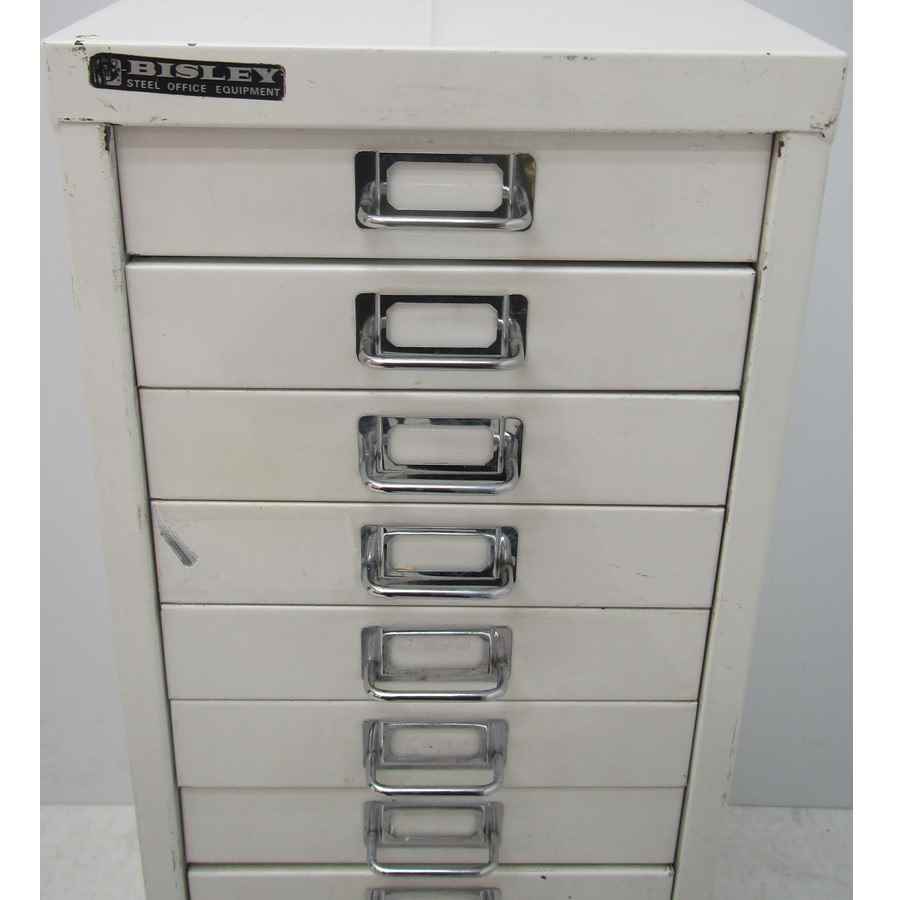 A1076  Retro metal office style cabinet.
