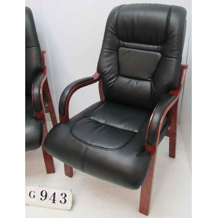 Pair of high back orthopedic chairs.