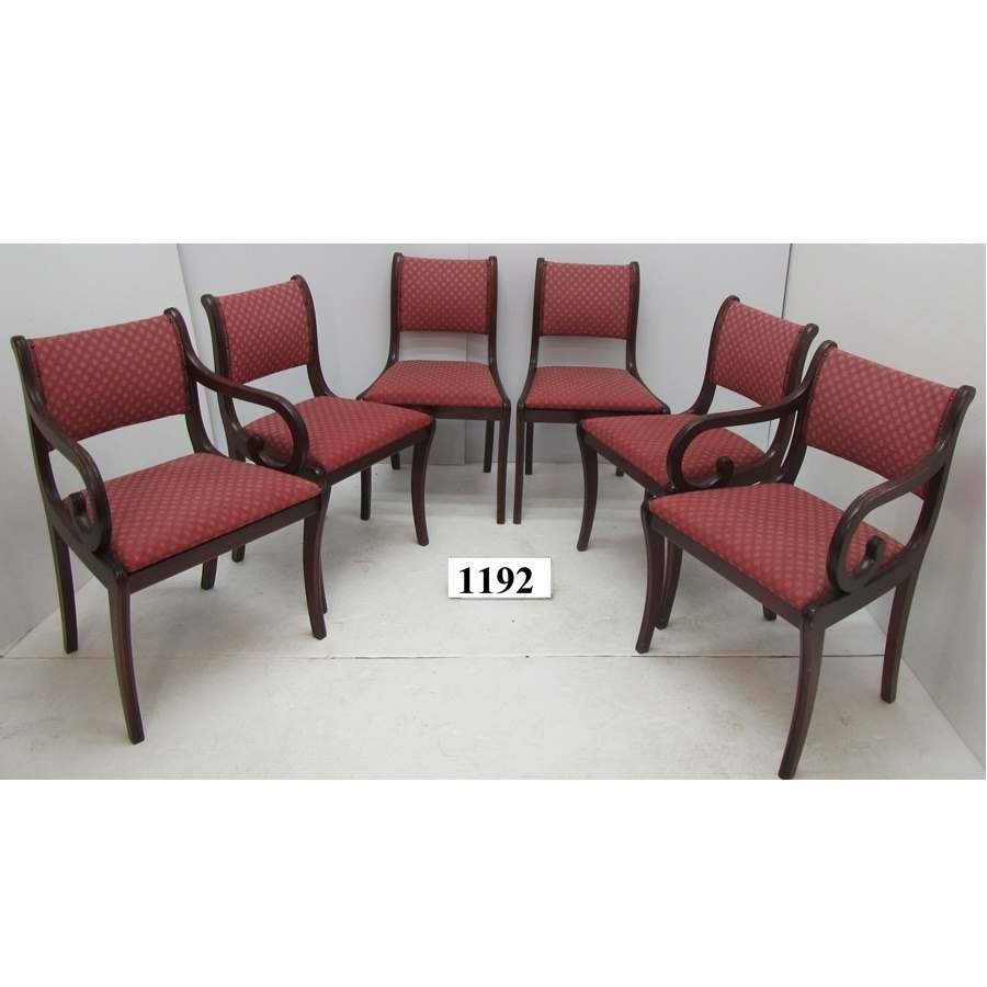 A1192  Set of 6 chairs.