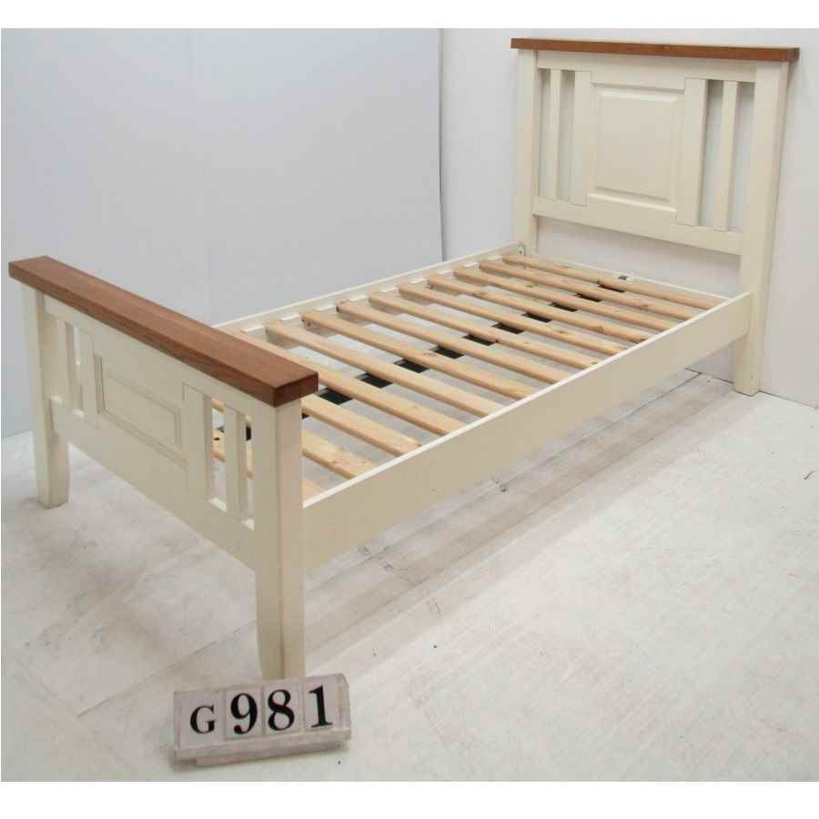 AuG981  Single bed frame.