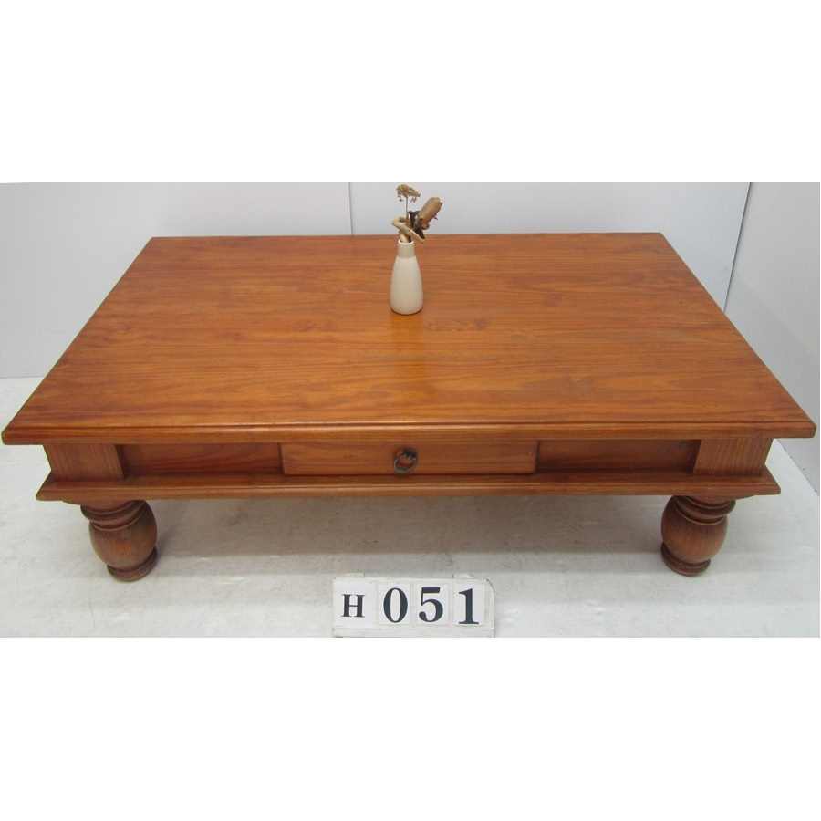 AH051  Very large solid pine coffee table.