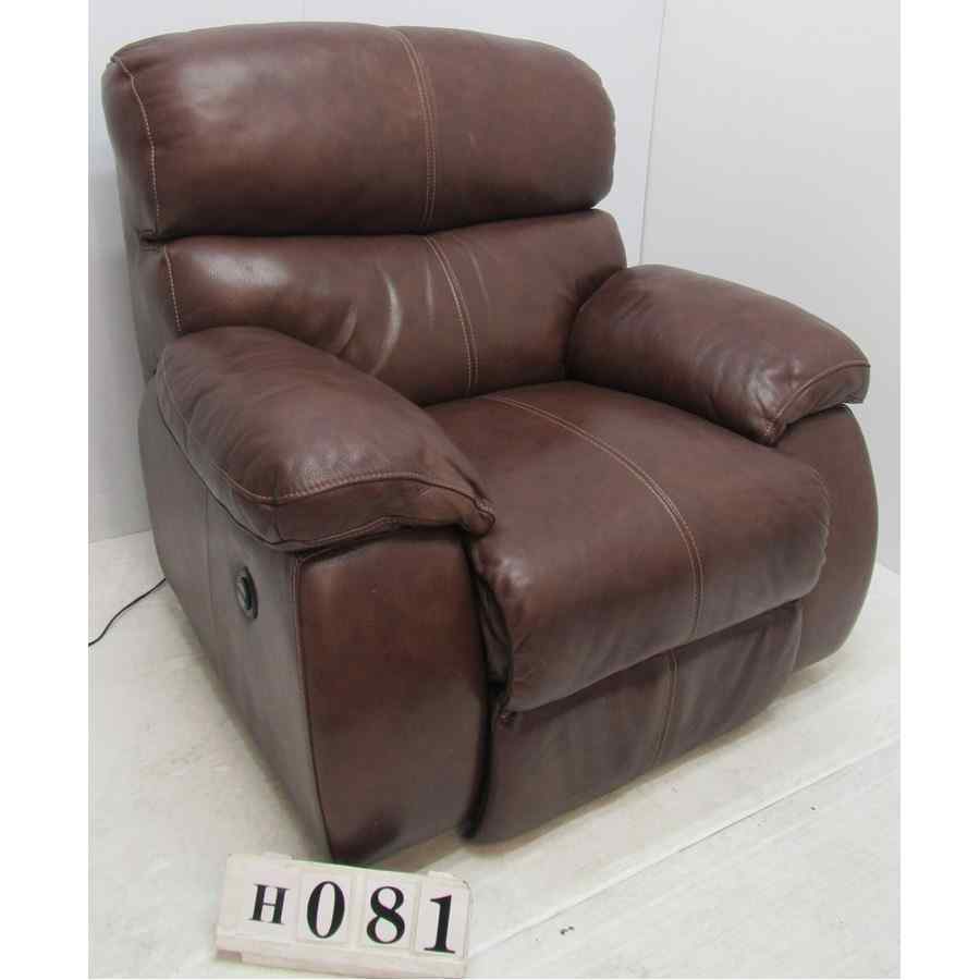 AH081  Electric recliner armchair.