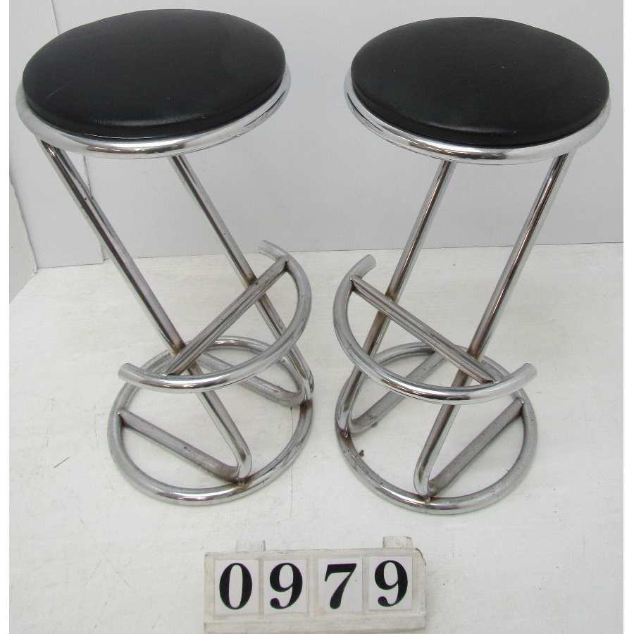 AO979  Pair of budget bar stools.