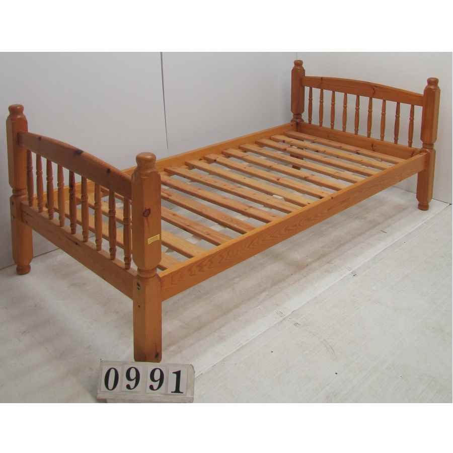 AuO991  Budget single 3ft bed frame.