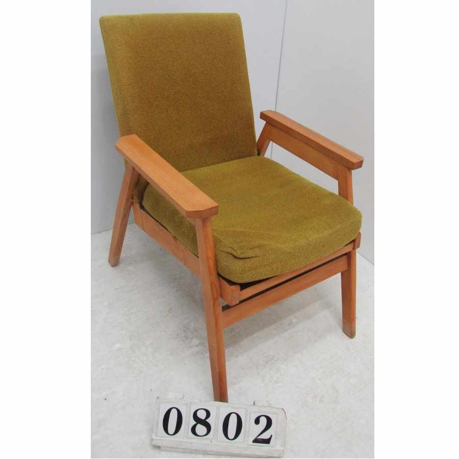 A0802  Small fireside chair, single.
