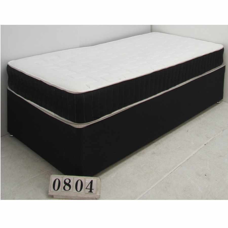 Av0804  Single 3ft bed and mattress set.