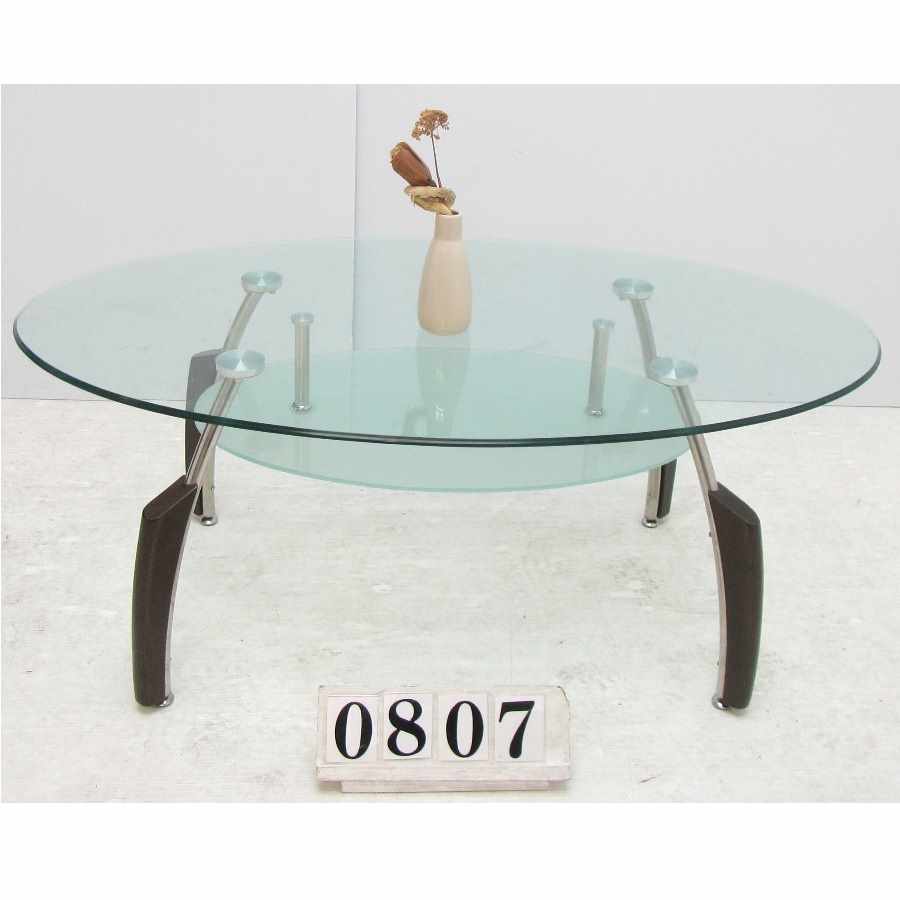 A0807  Oval coffee table.