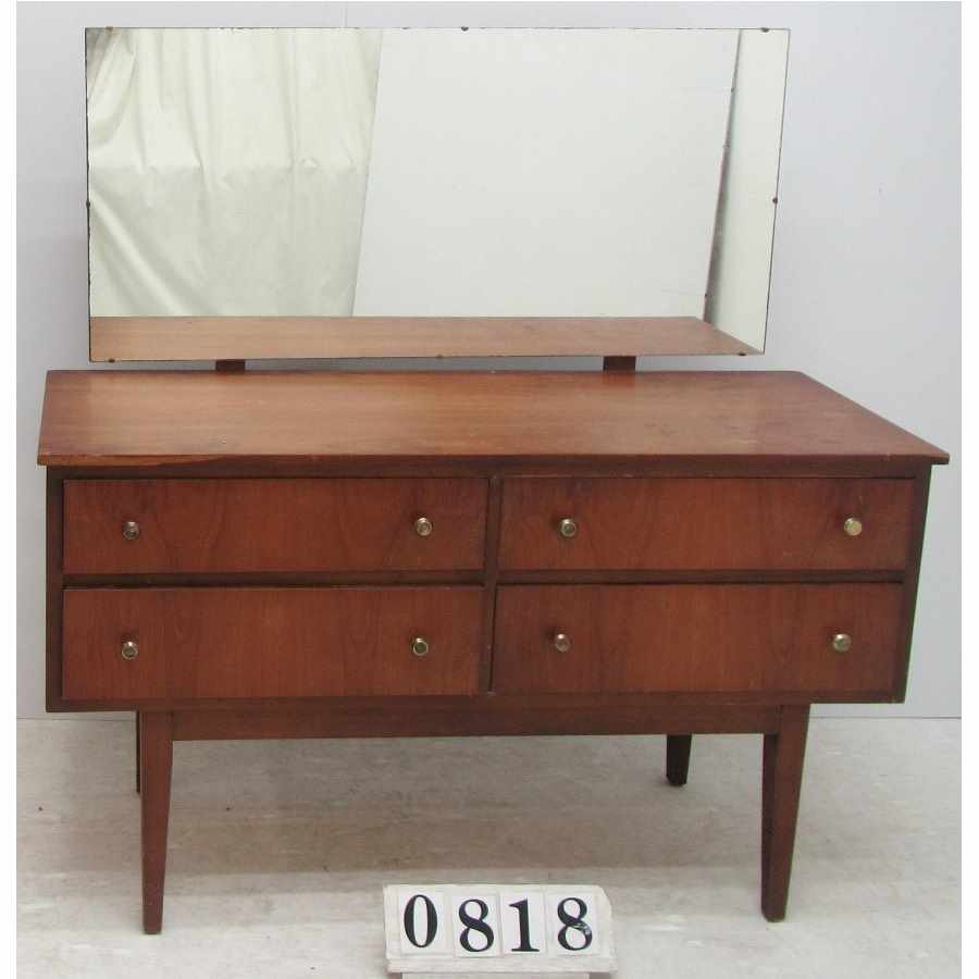 Retro dressing table with mirror to restore.