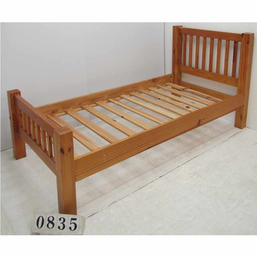 Au0835  Single 3ft bed frame.
