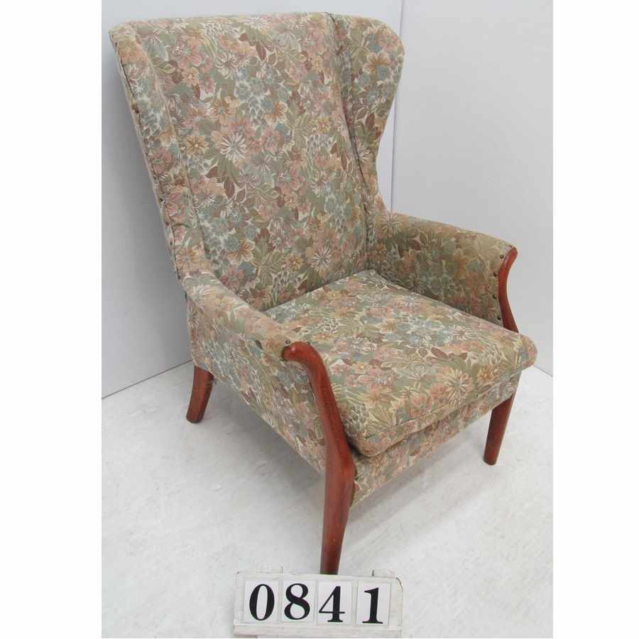 A0841  Parker & Knoll armchair, single.