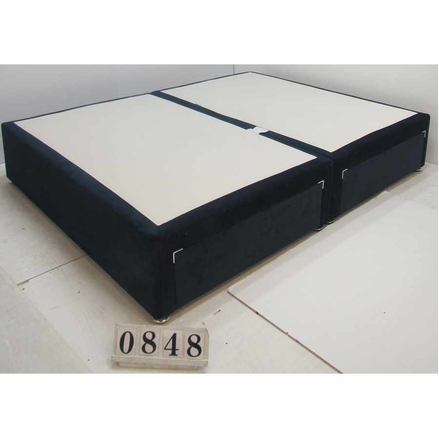 Kingsize 5ft bed base with four drawers.