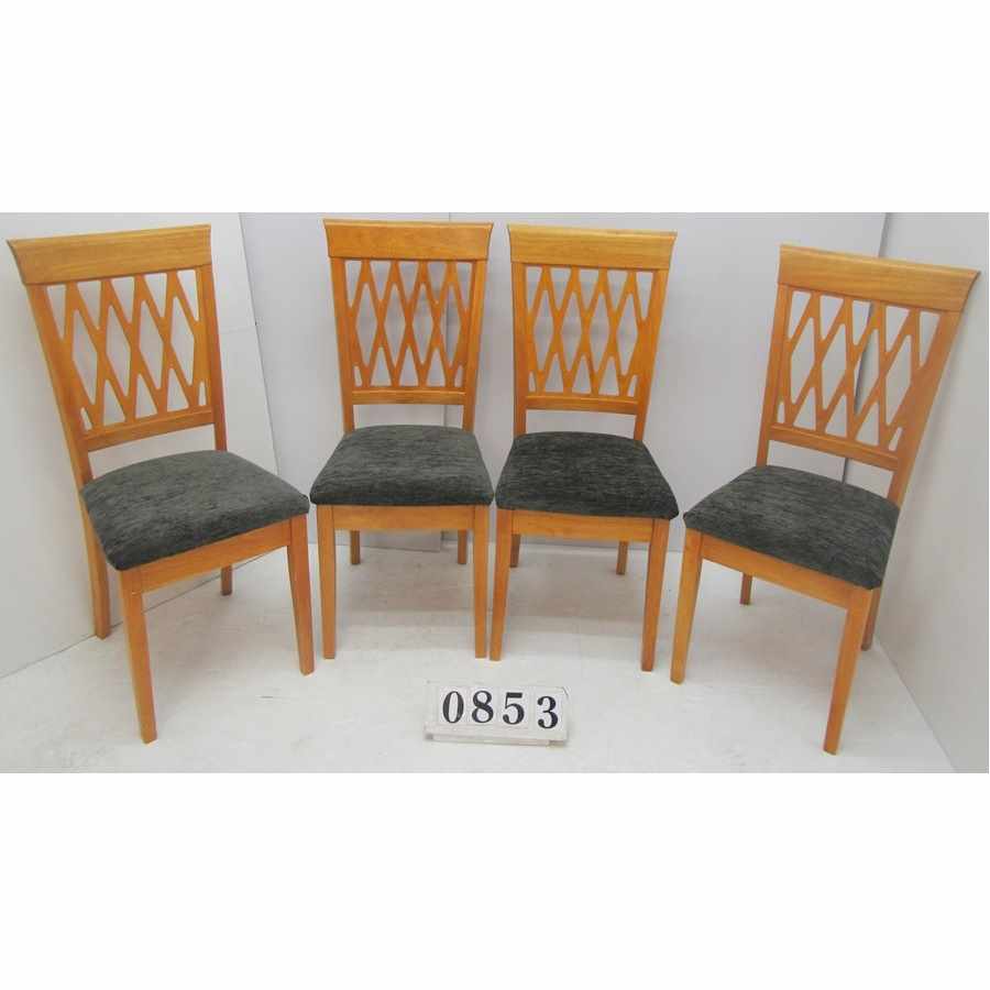 Set of four nice chairs.