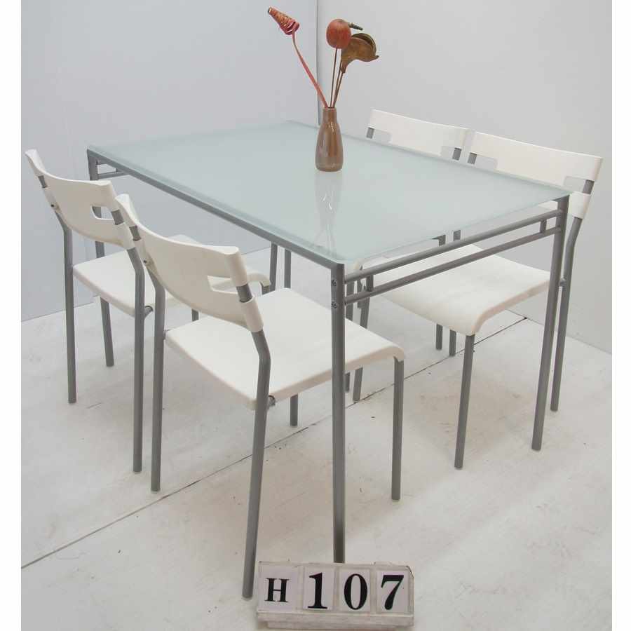 AH107  Small table and 4 chairs.