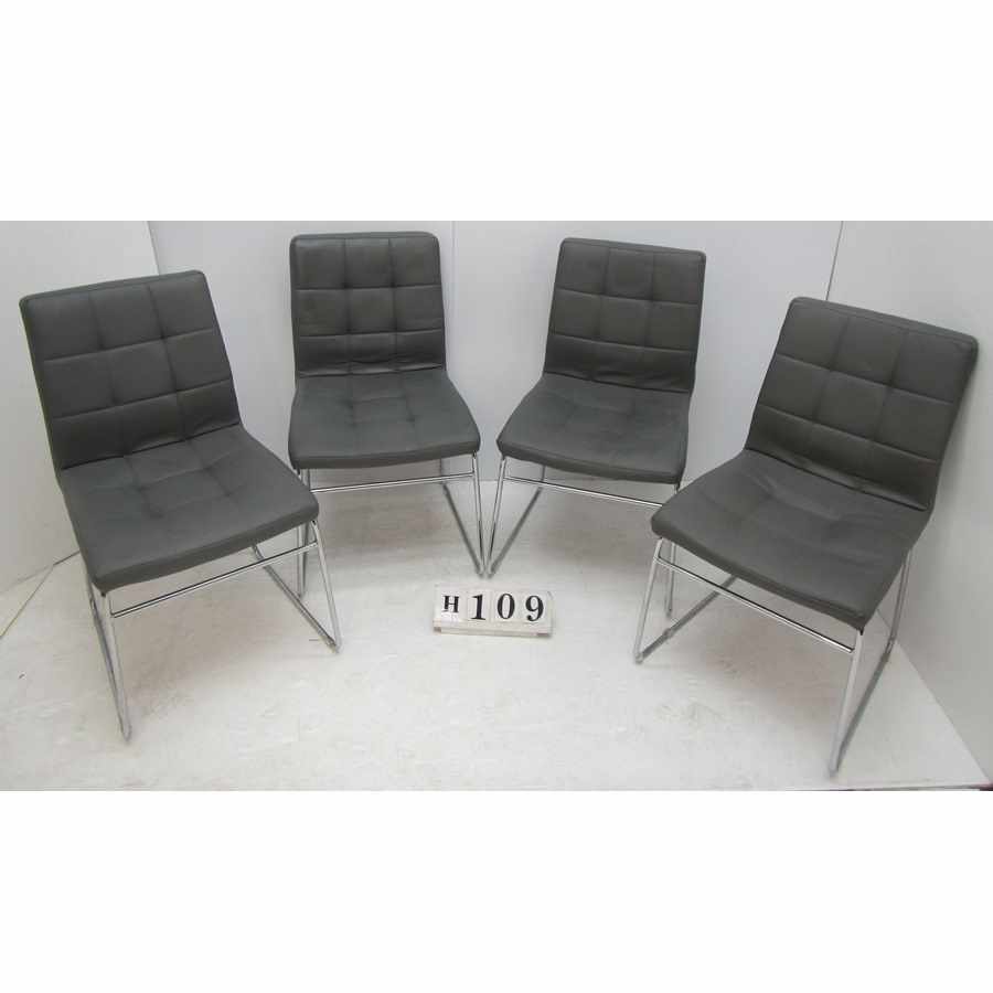 AH109  Set of four chairs.