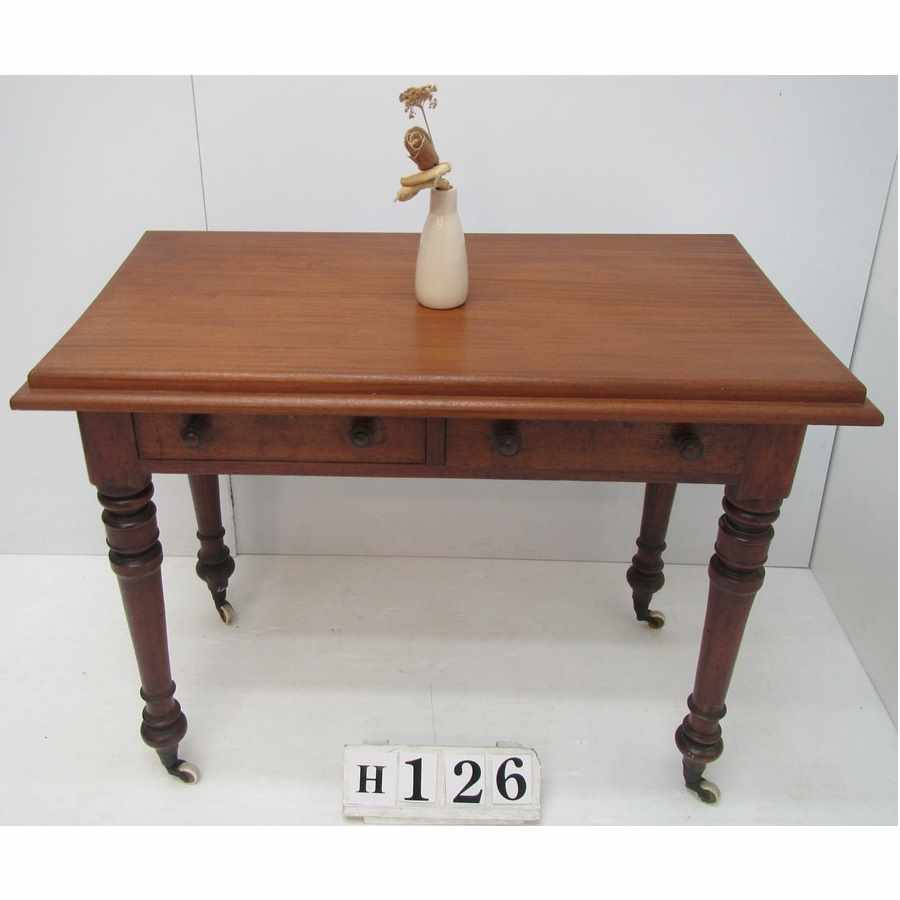 Console table with drawers.