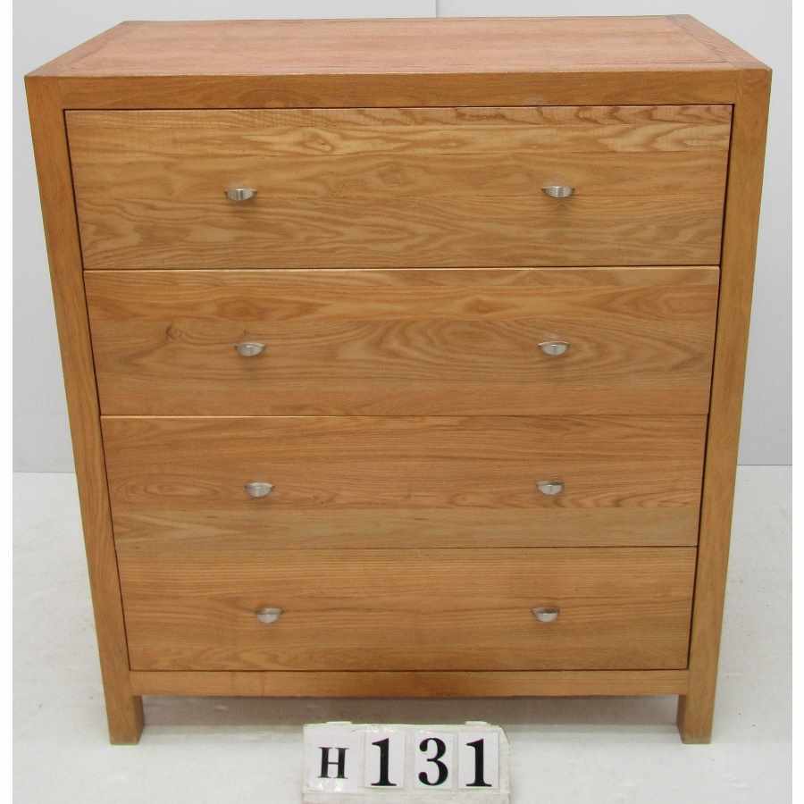 AH131  Large chest of drawers.