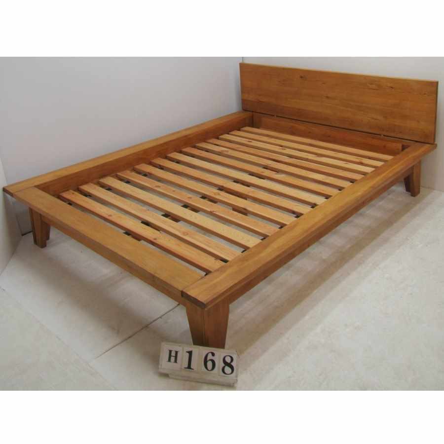 Solid double 4ft6 bed frame.