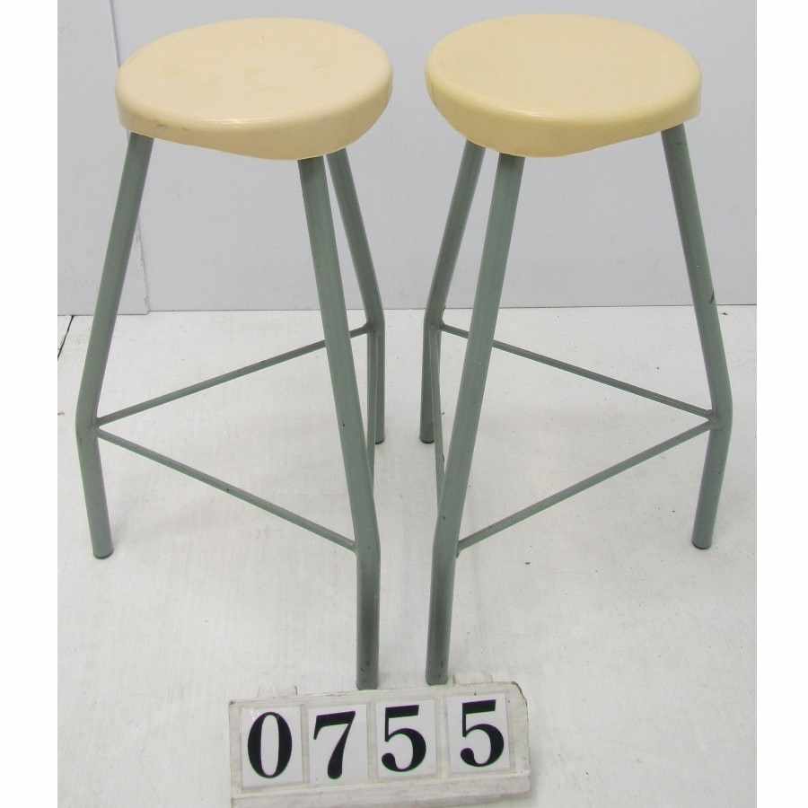 A0755  Pair of funky stools.
