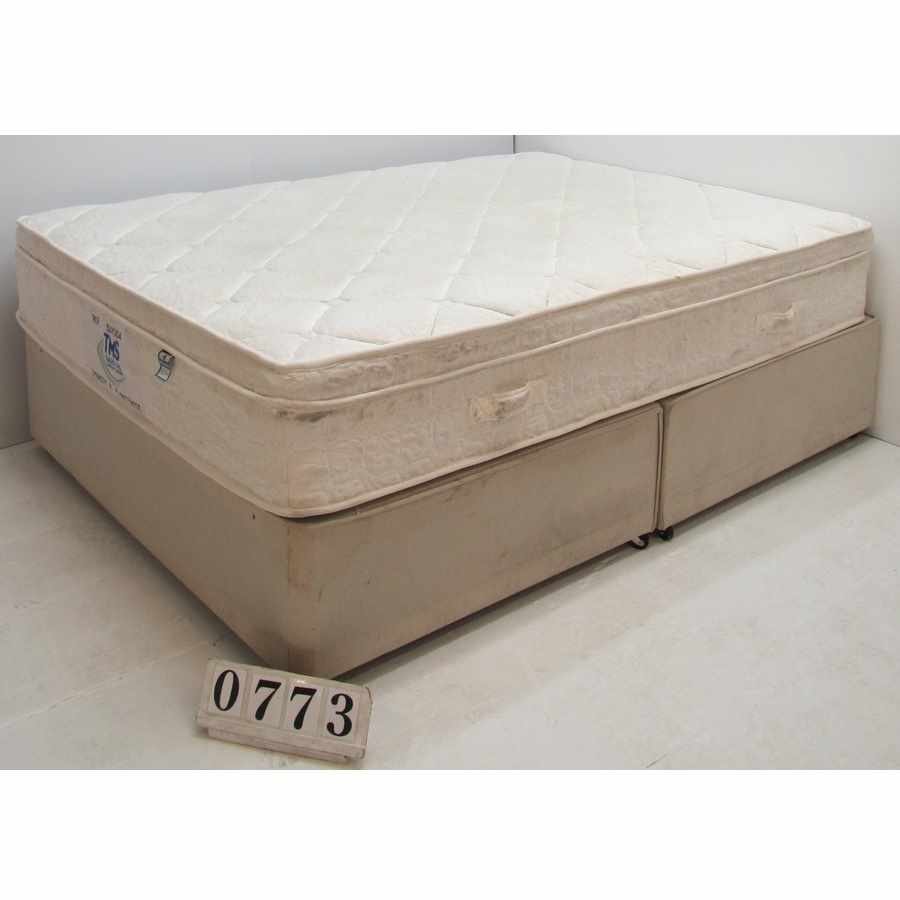 Budget 4ft6 bed and mattress.