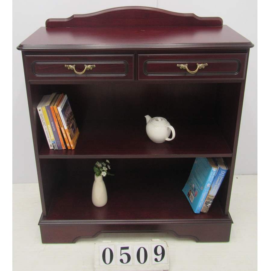 A0509  Nice bookcase with drawers.